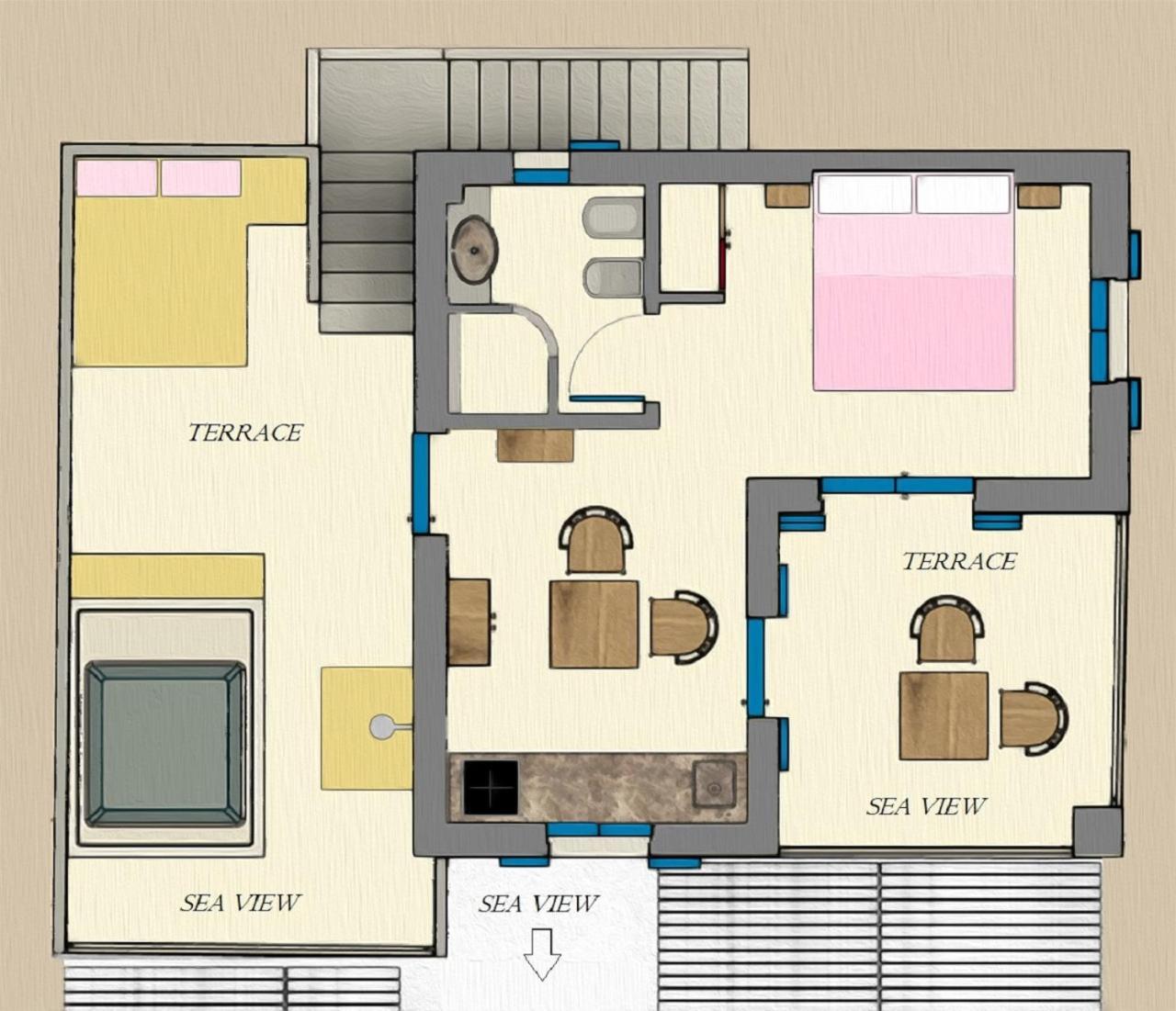 Tilos Villa Livadia  Oda fotoğraf